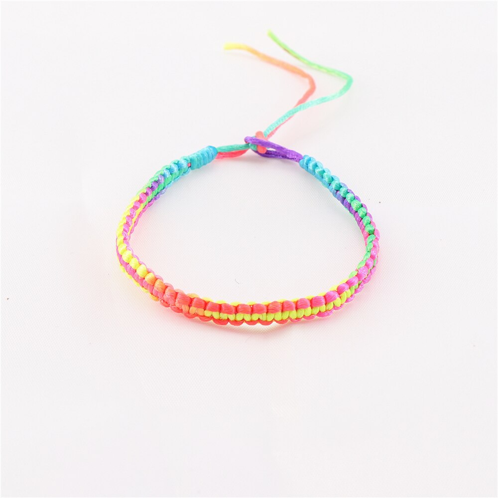 30 teile/los Geflochtene Baumwolle Seil Manschette Freundschaft Paar Liebe Armbänder Für Mann Frauen Schmuck
