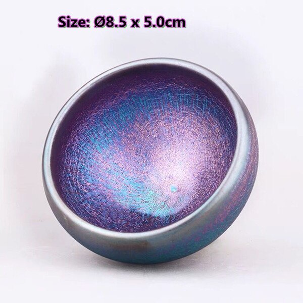 Glaze Tea Cup Bowl China Pottery Ceremic Porcelain Handmade Single Tea Master Cup: H