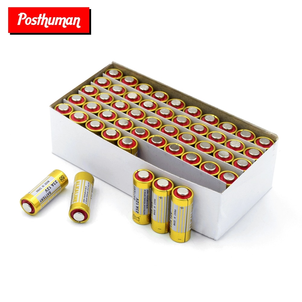 Posthuman 12V Alkaline 23A 23GA MS21 A23 E23A V23GA Batterij LRV08 L1028 8F10R Voor Afstandsbediening Deurbel Alarm