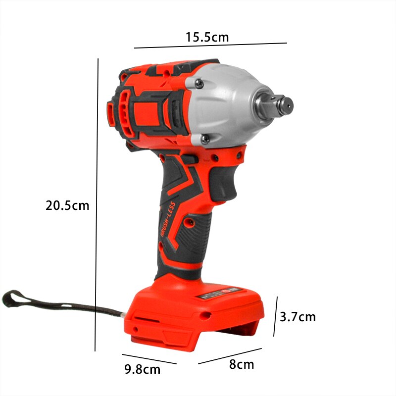 Cordless Brushless Electric Wrench Impact Wrench Socket Wrench Li-ion Battery Hand Drill Installation: 1