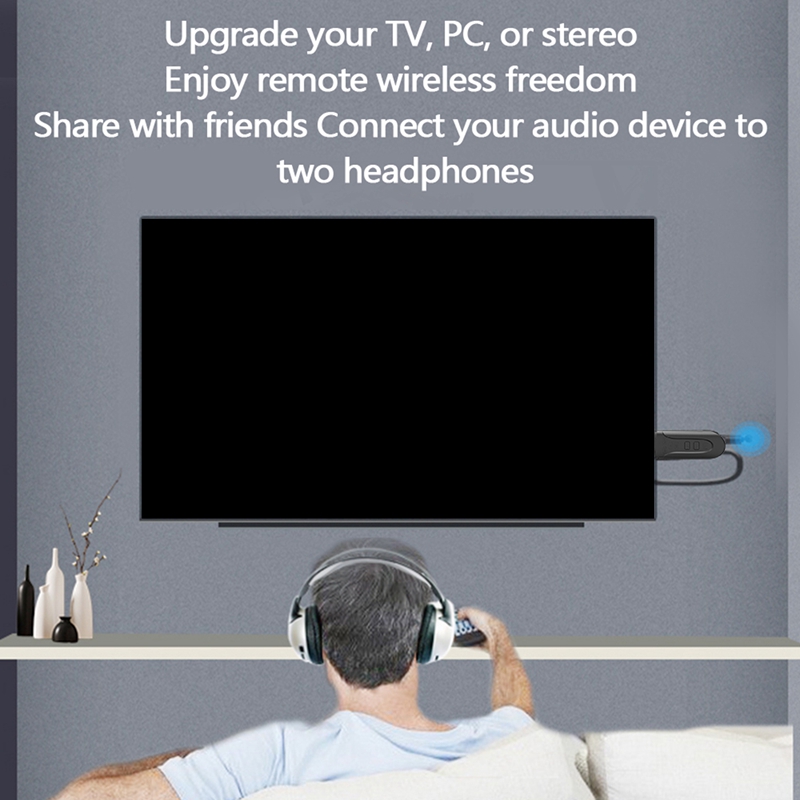 CSR8670 USB Bluetooth 5.0 Transmitter Adapter AptX Low Latency for TV Computer Wireless Audio Transmitter