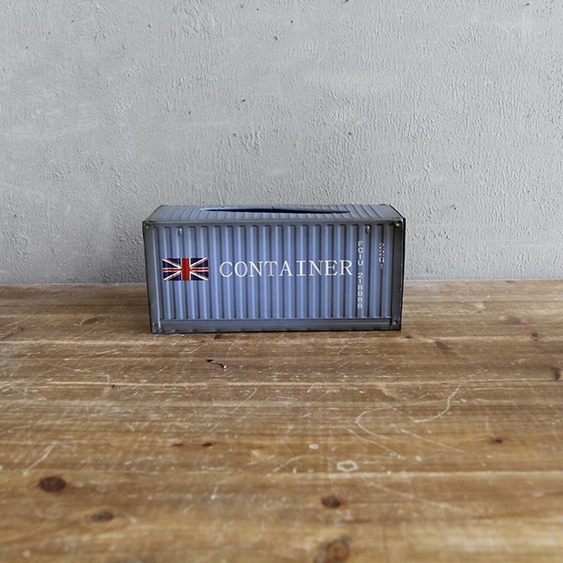 Retro Container Iron Tissue Box Home Car Napkin Paper Container Metal Paper Towel Storage Case Home Decor