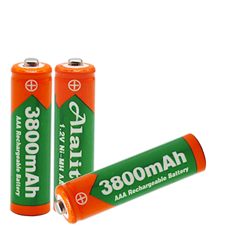 Figh 1.2v 3800 mah ni mh aaa förladdat ni-mh uppladdningsbart aa batteri för leksaker kamera mikrofon batterier + laddare