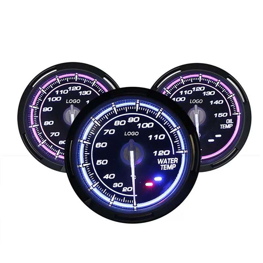 Universal Defy C2 Car Gauge 62MM 2.5inch Turbo Boost Water Temp Oil Temp Oil Pressure Volt Vacuum Guage Tachometer With Sensor