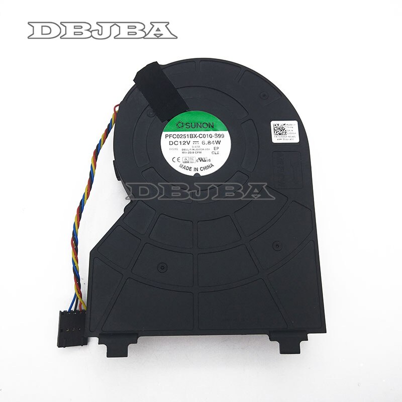 For PVB120G12H-P01 J50GH-A00 ,J50GH 0J50GH 12V 0.75 4Wire For DELL OptiPlex 790 390 990 SFF CPU Fan Cooling Fan