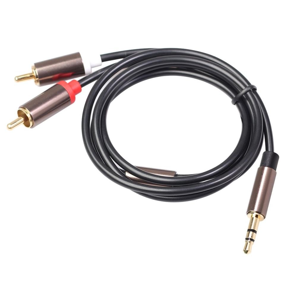 3.5Mm Naar 2rca Male Stereo Audio Cable Rca Hifi Audio Kabel Aux Rca Jack 3.5 Y Splitter Voor rca Kabel