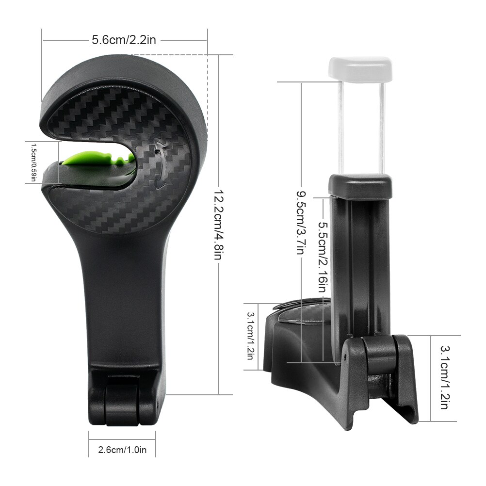 2 in 1 setetrekk hengende handlepose automatisk feste baksete henger nakkestøtte krok bil stol krok mobiltelefon oppbevaringsholder