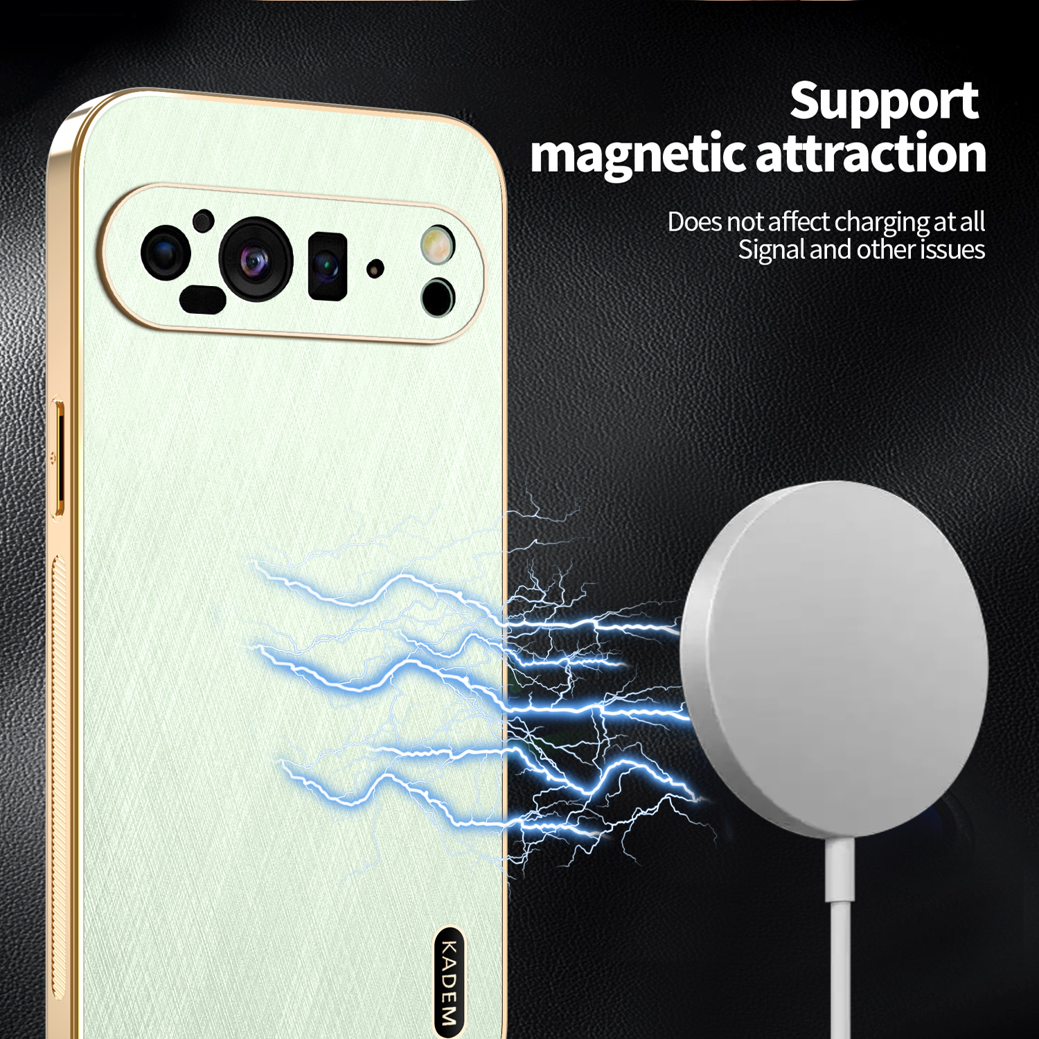 Plating Gold Silk Skin Case For Google Pixel 9 8 7 6 Pro 9 XL 8 7 6 A Leather Shockproof Cover for Pixel 9pro xl 8a 9A 8pro 7A