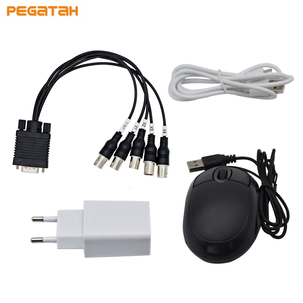 Mini enregistreur vidéo dvr hybride en temps réel, 4 canaux, AHD/CVI/TVI/analogique, pour Kit CCTV, VGA, HDMI, système de sécurité, 1080