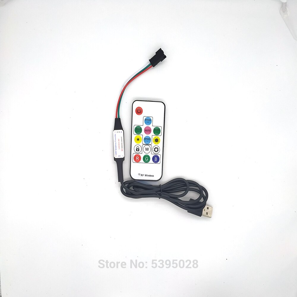 Mini rf usb dc controller 3/14/21 nyckel för  ws2811/2812