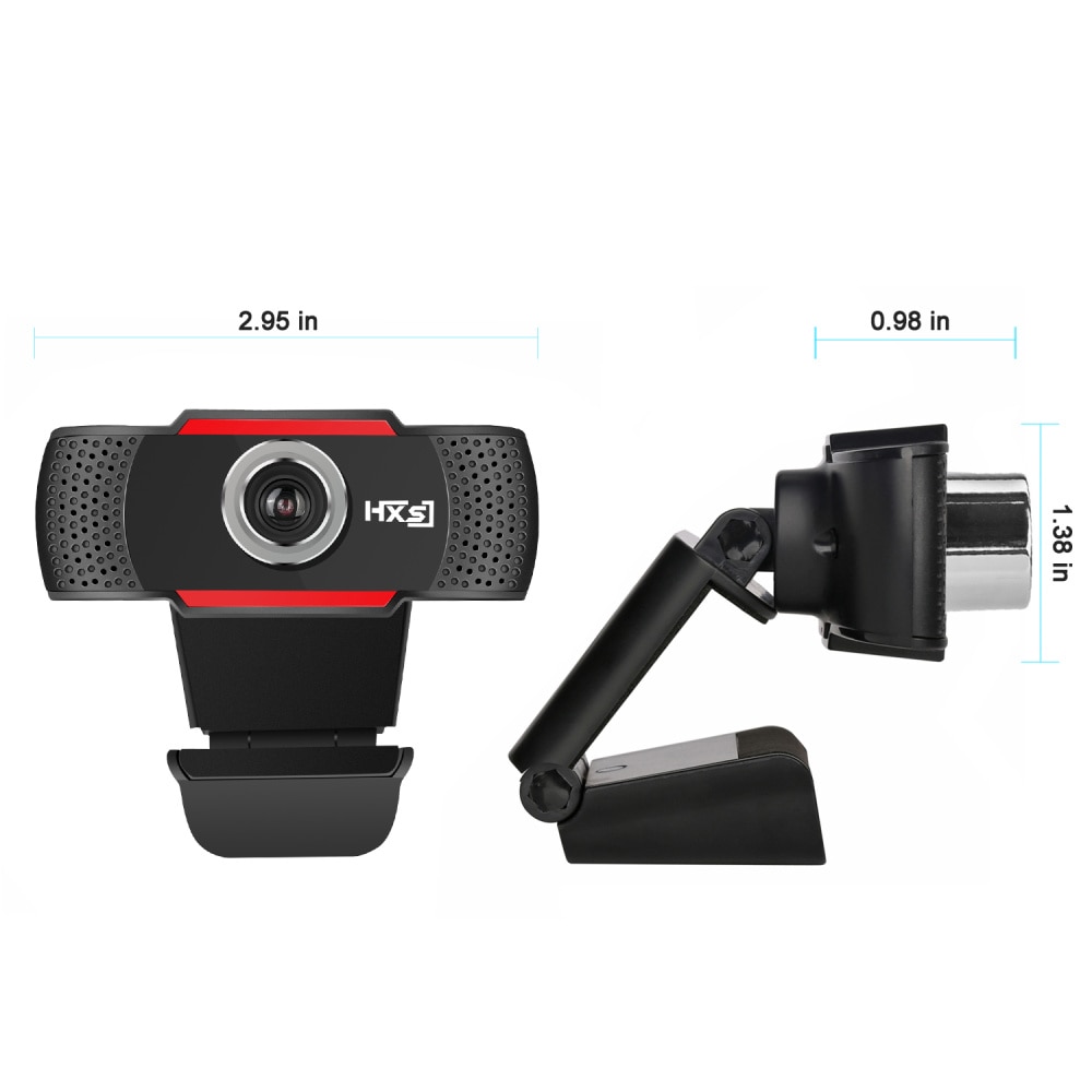 HXSJ S80 USB Web Camera 1080P HD 2MP Computer Camera Webcams Built-In Sound-absorbing Microphone 1920 *1080 Dynamic Resolution