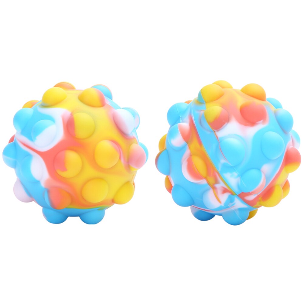 3d decompressieballen, antistresskubussen van siliconen, regenboogballen, drukballen, fidget toys, kawaii vingerdrukballen, stressverlichtende speeltjes.