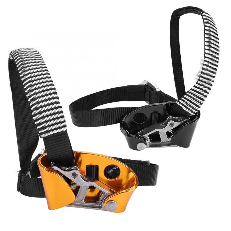 Right/Left Foot Ascender Riser for Rock Climbing Mountaineering Climbing Foot Ascender Riser Equipment
