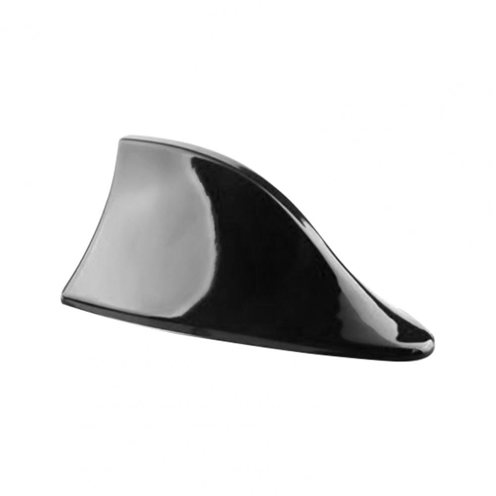 Antena tipo aleta de tiburón de coche Universal, Radio de señal, sin perforaciones, modificación de techo de cola aérea para decoración de vehículos: Negro