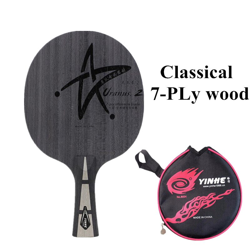 Yinhe u2 7 ply wood Uranus.2 U-2 Attack+Loop OFF Table Tennis Blade for PingPong Racket