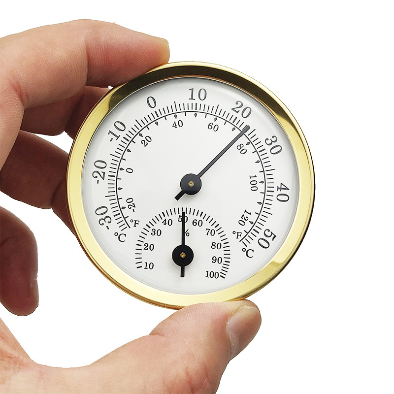 Didihou termometer og hygrometer til sauna værelse husstand vægmonteret temperatur fugtighedsmåler