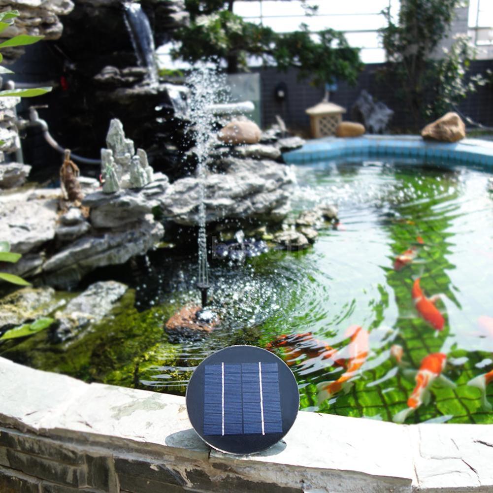 Fuente de energía Solar de 1,5/2/3w para jardín, piscina, estanque, Panel Solar, fuente flotante para decoración de jardín al aire libre, fuente de agua