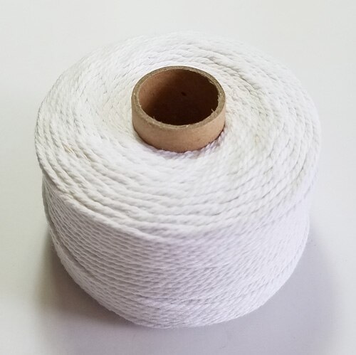 Cuerda colorida 100% de algodón, 80 m/rollo de hilo de macramé, hilo para , embalaje, , decoración de boda, accesorio DIY: Latón