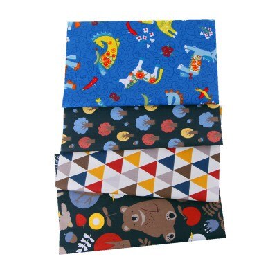 20*25CM Cotton Printed Fabric Small Flower Pattern Japanese Style Fabric for Crafts Mask DIY Sewing Material Doll Cloth tissue: D2