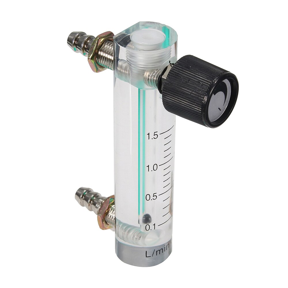 0-1.5LPM 1.5L Zuurstof Flowmeter flowmeter met Regelklep voor Zuurstof Lucht Gas