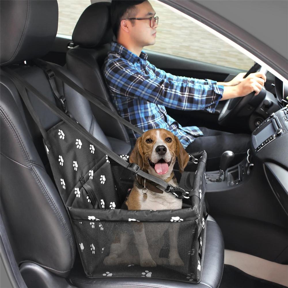 Funda de asiento elevador de coche para mascotas, alfombrilla para cesta, Protector automático, caja de viaje, plegable, de PVC