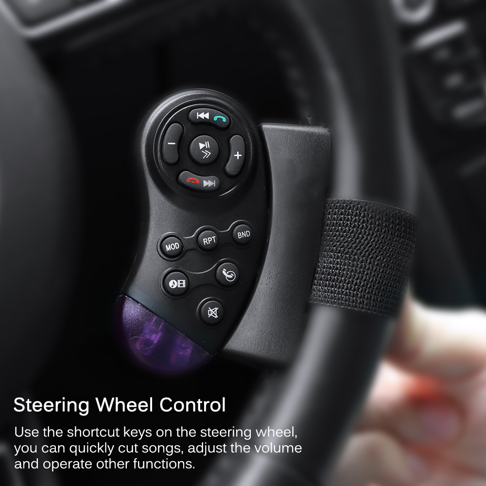 Aux Car Radio Car Auto Radio 4*60w Bluetooth FM Radios 12v LCD Car Media Player SD USB MP3 Car Audio Players Car Electronics