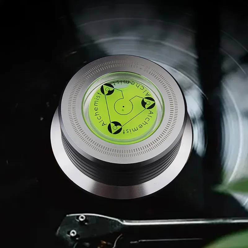 50hz lp vinyylilevysoitin yleiskäyttöinen musiikkisoitin alumiiniseoksesta valmistettu levysoittimen vakaaja tasolisävarusteilla painokiinnike