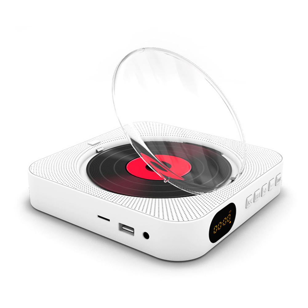 Wand Montiert CD Player Surround Sound FM Radio Bluetooth USB MP3 Disk Tragbare CD Musik Player Fernbedienung Stereo Lautsprecher