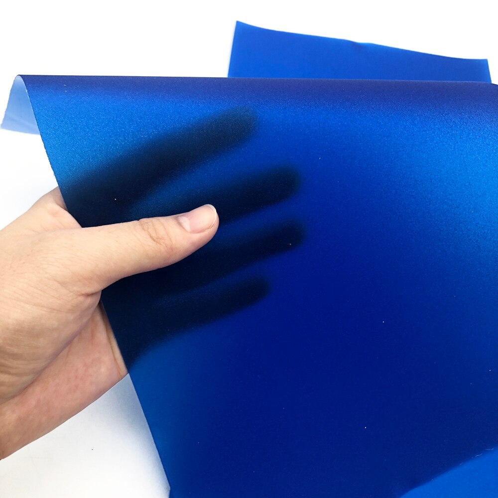 Royal Blue Series Faux Leather Sheets Solid Color Synthetic Leather Fabric Shimmer Glossy for DIY Handmade Materials Crafts: 1065532008