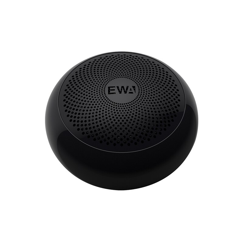 Ewa A110 Mini Draagbare Bluetooth Speaker Waterdichte Badkamer Douche Speaker Tws Kleine Metalen Draadloze Kolom Met Draagtas: black