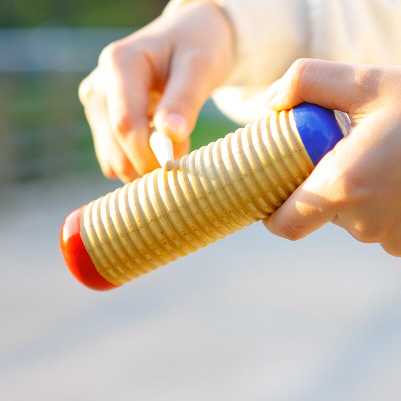 Strumenti Orff tamburo di sabbia strumento musicale strumento musicale con raschietto