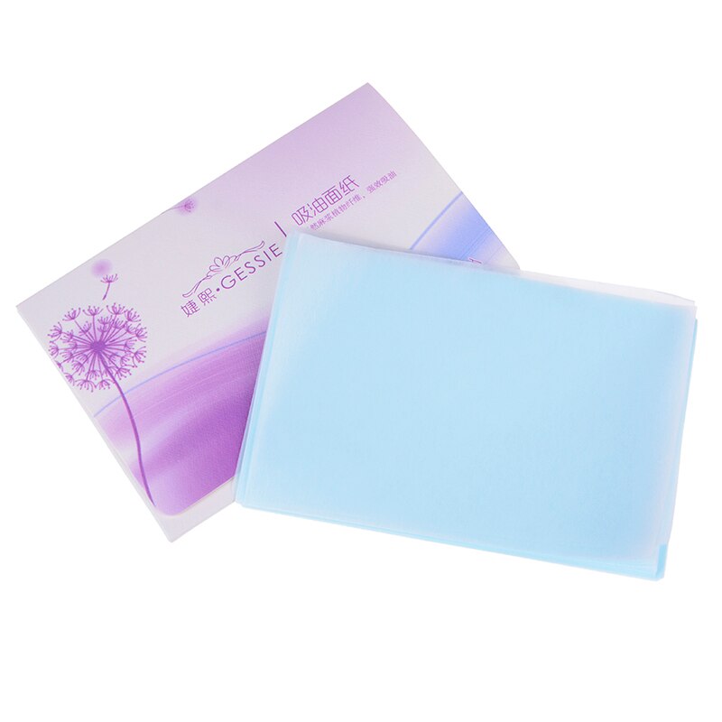 50 Sheets/pack Facial Absorbent Paper Tissue Papers Makeup Cleansing Oil Absorbing Face Paper Absorb Blotting Facial Cleanser