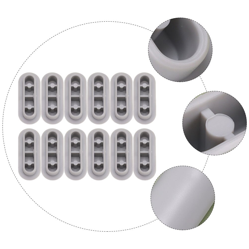 12pcs Universal Toilet Seat Cushion Pads Toilet Seat Bumper Toilet Seat Gaskets
