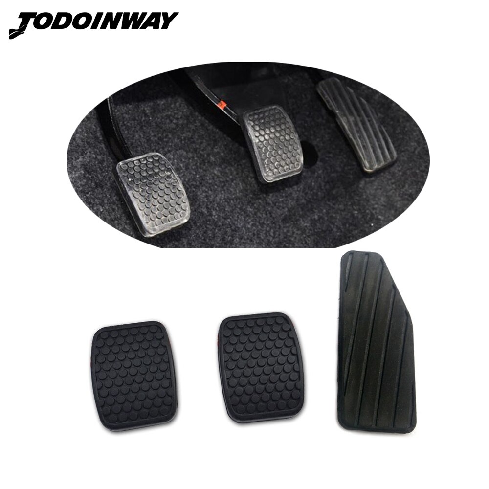 For Suzuki Swift Brake Clutch Accelerator Pedal Overlays Rubber Pad Pedal Cover 49751-79001 49451-60B00