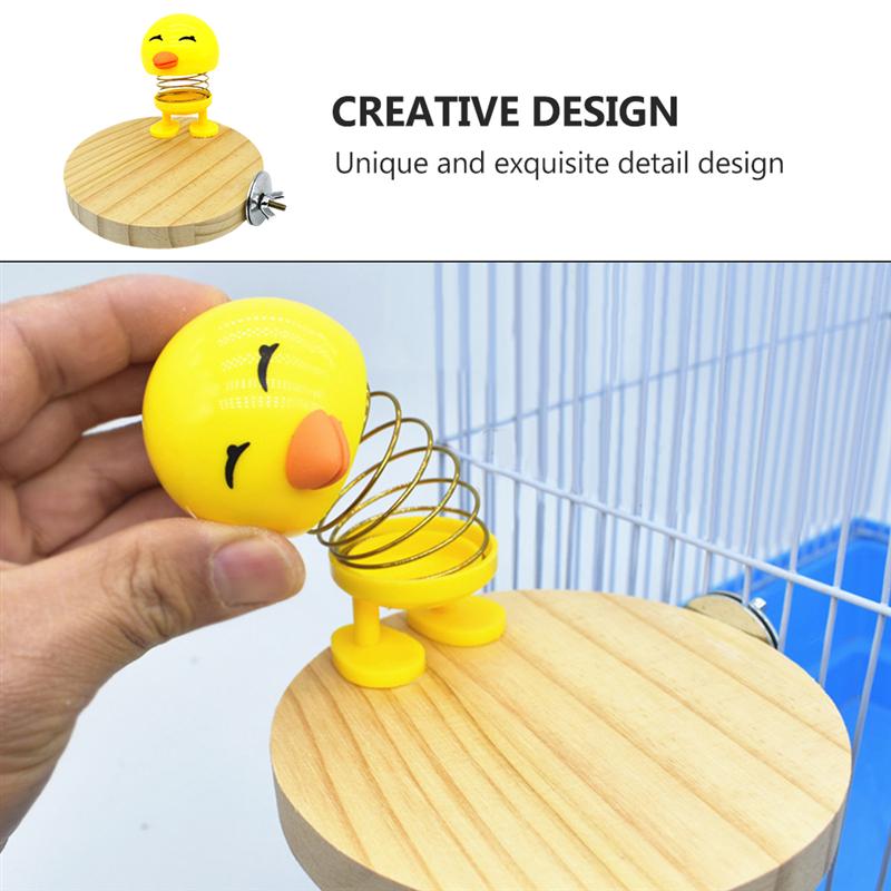 Soporte de madera para pájaros y mascotas, jaula para pájaros, Plataforma para perchas