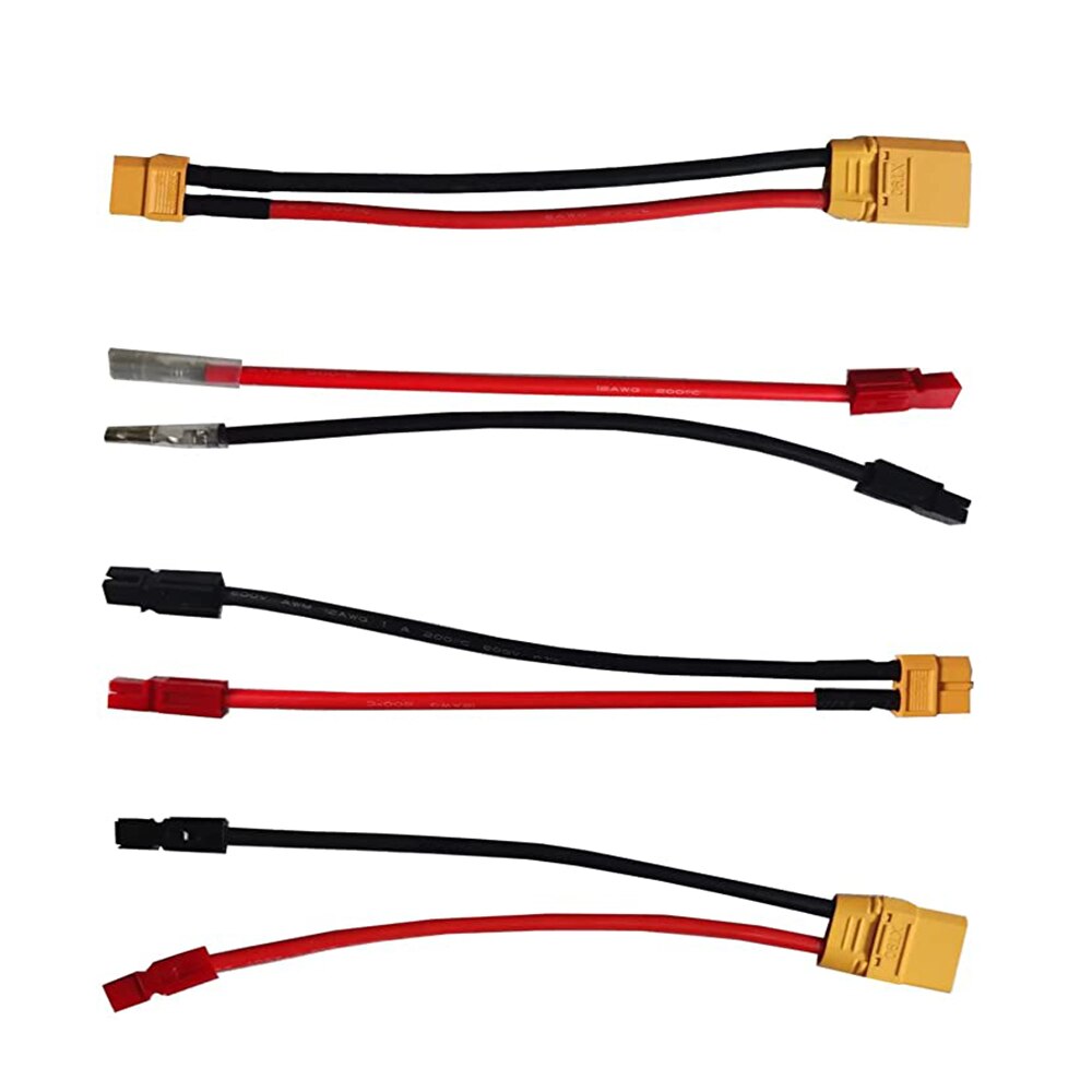 Ebike Battery Cable Anderson to XT60 / Anderson to XT90 Adapter / XT90 to XT60 Adapter/Anderson to Bullet Plug Cable