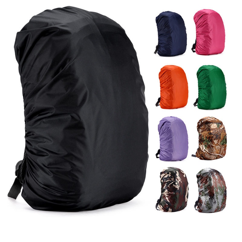 30-40L Reflektierende Wasserdichte Rucksack Regen Cover Outdoor Sport Nacht Radfahren Sicherheit Licht Regenschutz Fall Tasche Camping Wandern