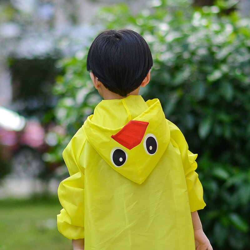 1Pc Jas Cartoon Dier Stijl Jas Waterdicht Kids Voor Kinderen Regenjas Regenkleding Student Poncho ·