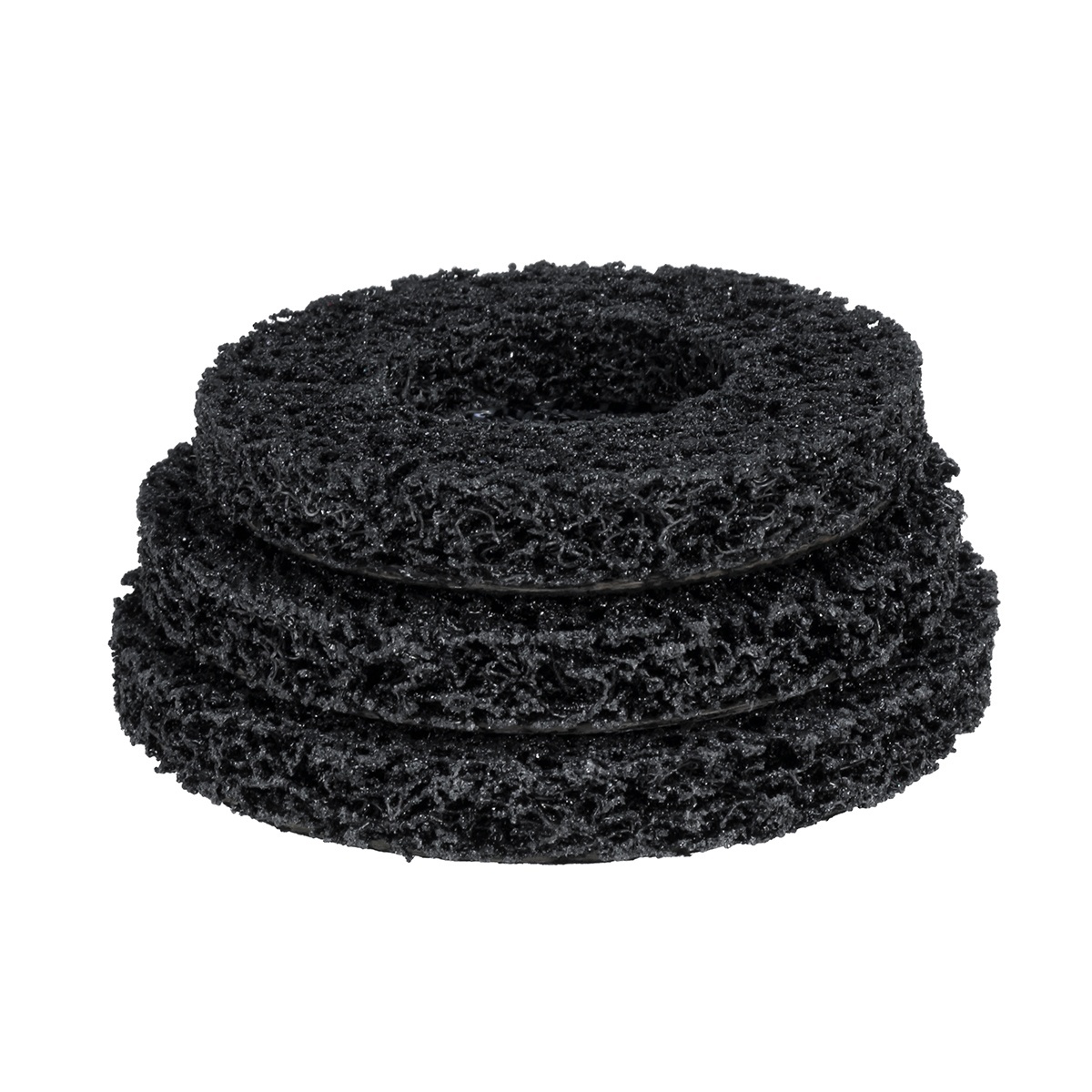 1pc poly strip skive 125mm korn polering slipeskive pad for maling rustfjerning rent slipende vinkelsliper verktøy tilbehør