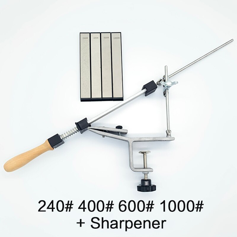 Afilador de cuchillos, afilador angular fijo, , piedra de afilar del sistema, cuchilla afilada, Apex edge kitchen: Sharpener set B