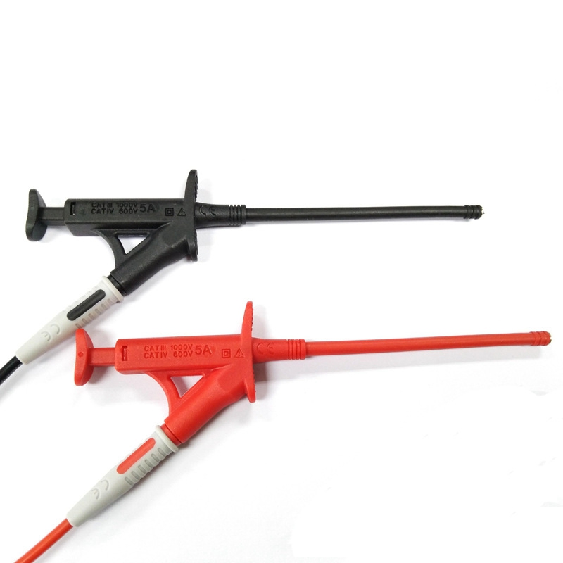 Flexibele Test Haak Clip, Ic Test Clip Grabbers Probe Jumper, Hoogspanning Clip Geïsoleerde Voor Automobile Inspectie