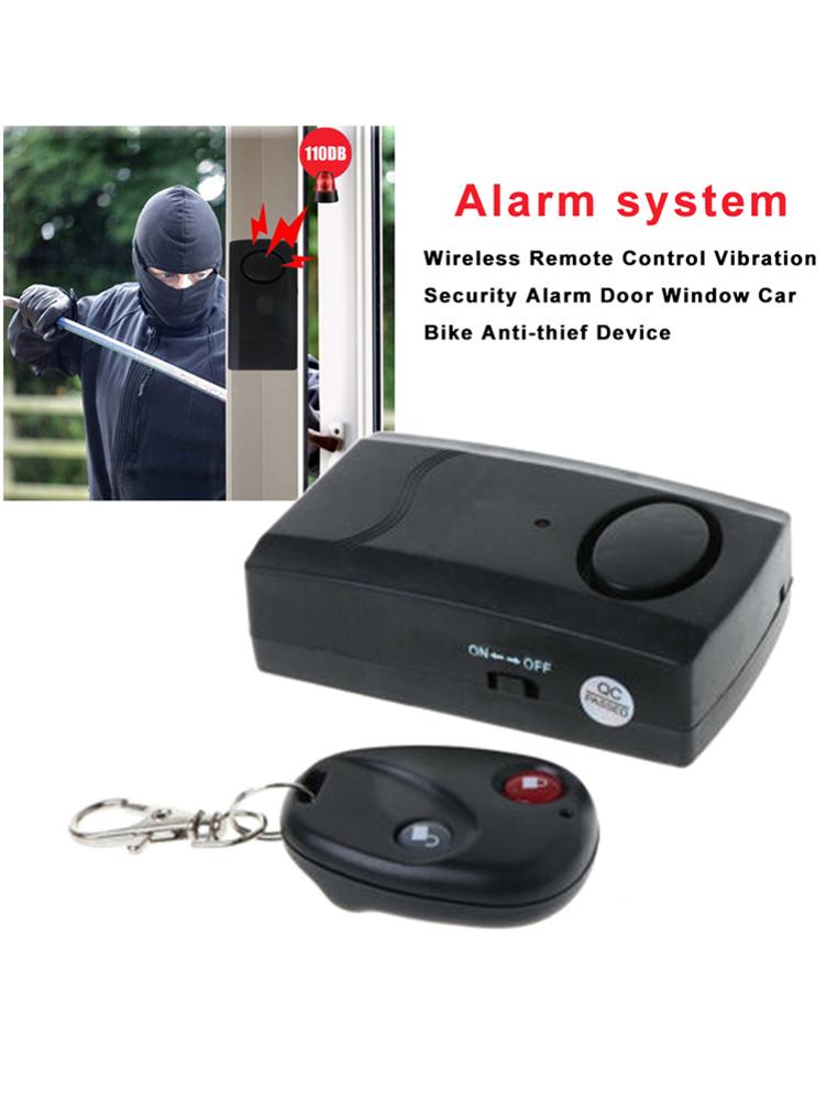 Sicherheit Drahtlose Fernbedienung Vibration Motorrad Auto Detektor Anti-diebstahl Alarm Security System 120db Tropfen