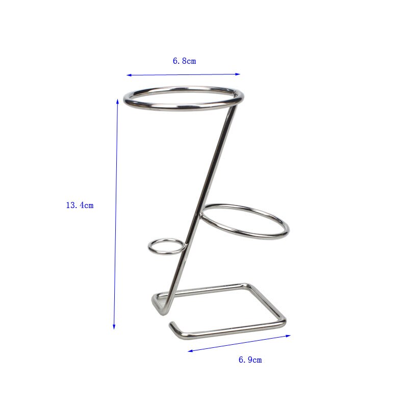 Smeedijzeren gebakken kip frietjes plank tapered rvs gebakken kip rack snack stand Amerikaanse Western restaurant specia: rack