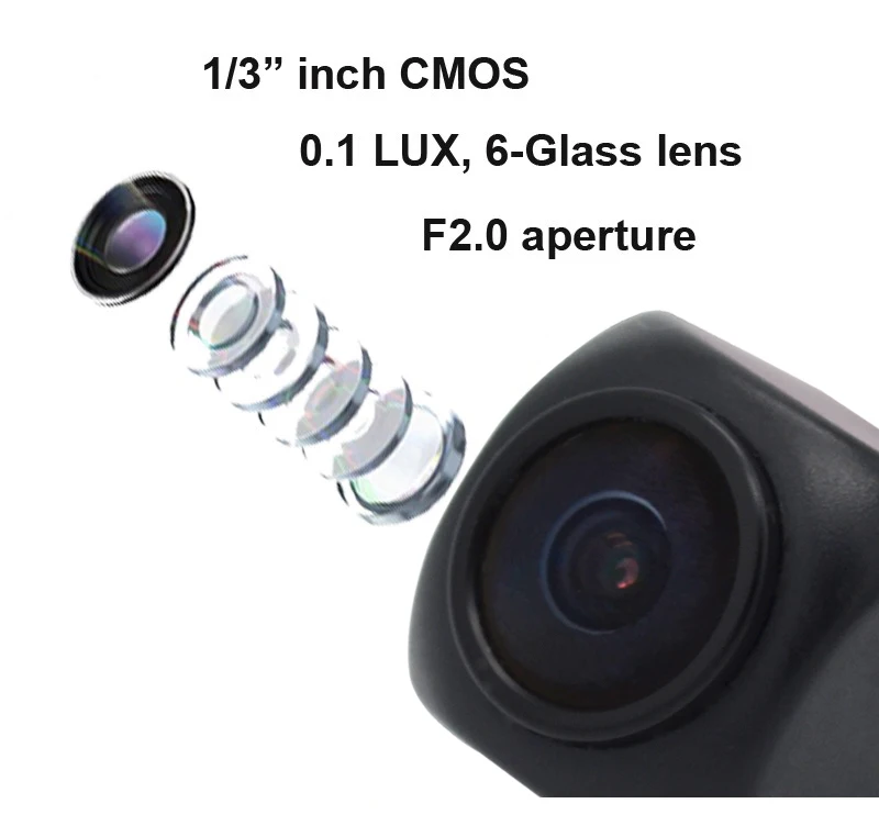 Bluavido fhd 1080p nattsyn bil bakkamera til android 8.1 dvr kjøretøy kamera med 6 måler kabel 0.1 lux bak kamera vanntett