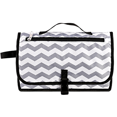 Baby bärbar hopfällbar blöjbyte vattentät matta snygg väska reseförvaring skötbord clutch baby care pro: Elfenben