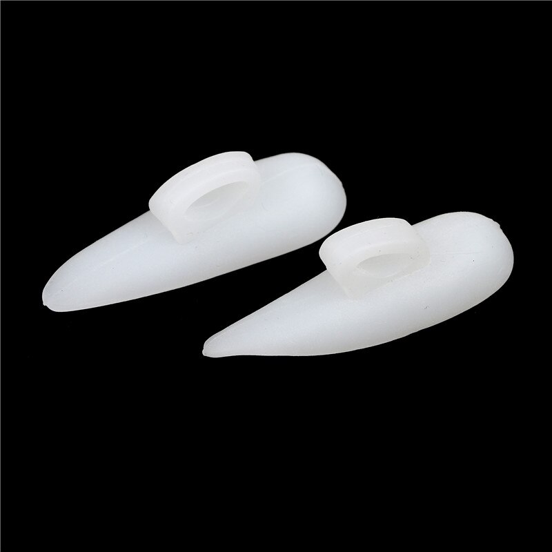 2 teile/los Silikon Zehe Separator Fuß Hallux Valgus Zehen ausrichten Gerät Einlegesohle Zehen Separator Zehe Pflege Konische Kappe Gerät