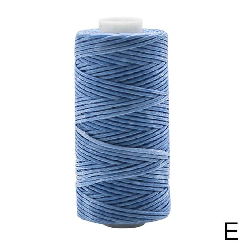 Multi Kleur Wax Draad Fiber Enkel Filament 260M Wax Filament 150D Diy Handgemaakte Polyester Lederen Naaien Gereedschap: E