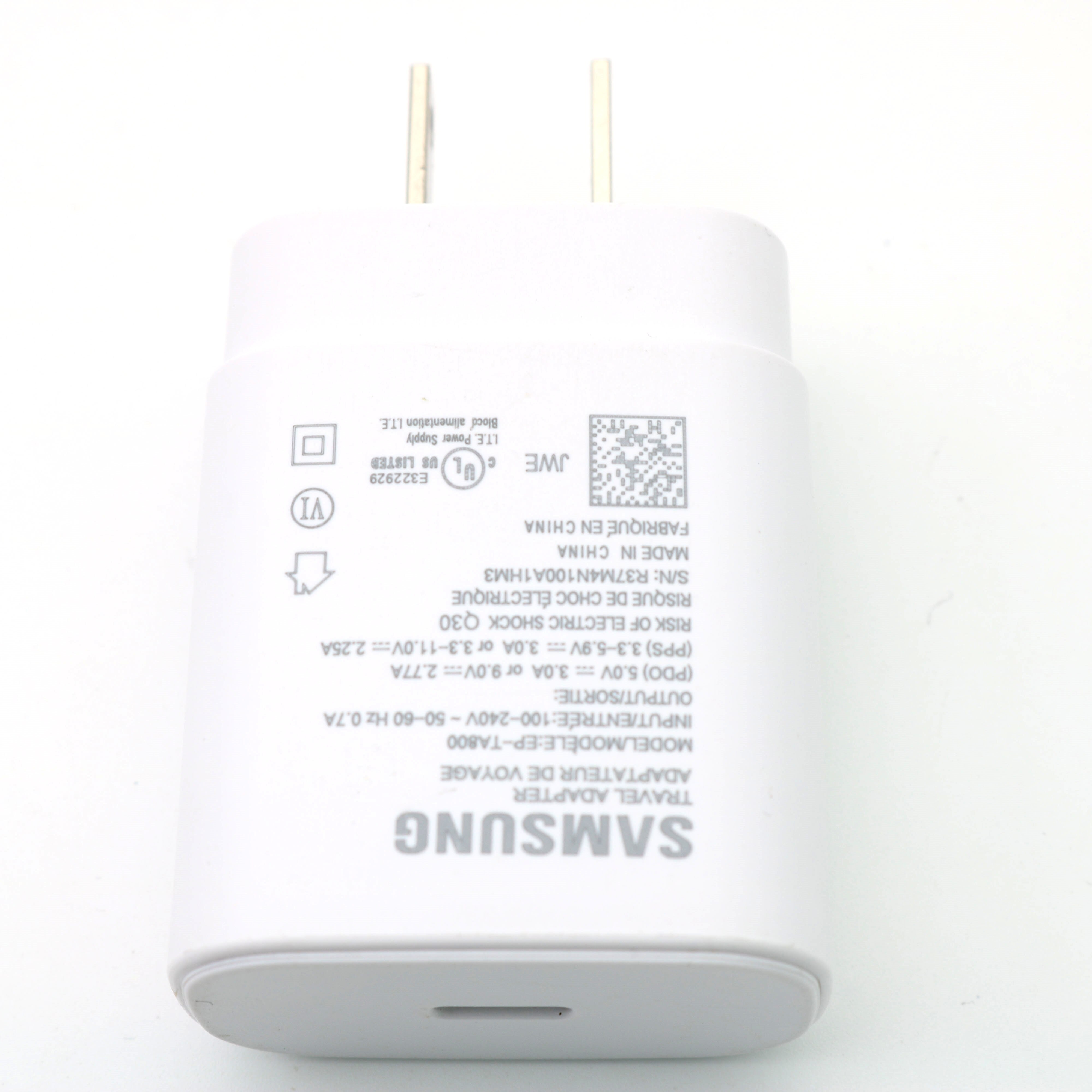 SAMSUNG Original Super Fast Charge Wall Charger EP-TA800 For Samsung GALAXY Note10 Note10 plus S10 5G S10 Plus S10Plus 5G 25W: White US Only