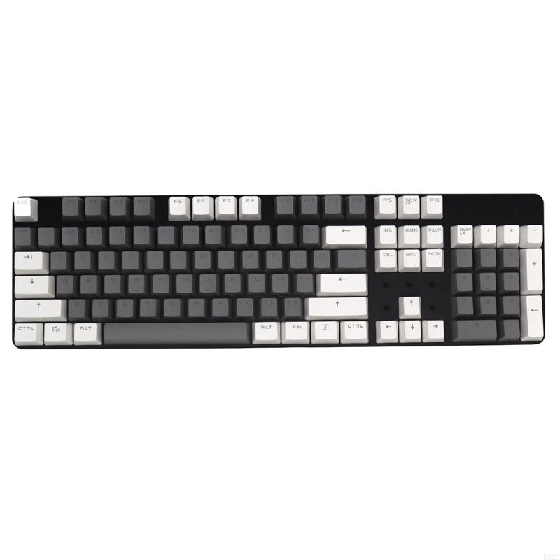 K32C Double Shot Keycaps OEM -Profil 104 Tasten Backlit Keycaps GK61 64 84 96 Layout