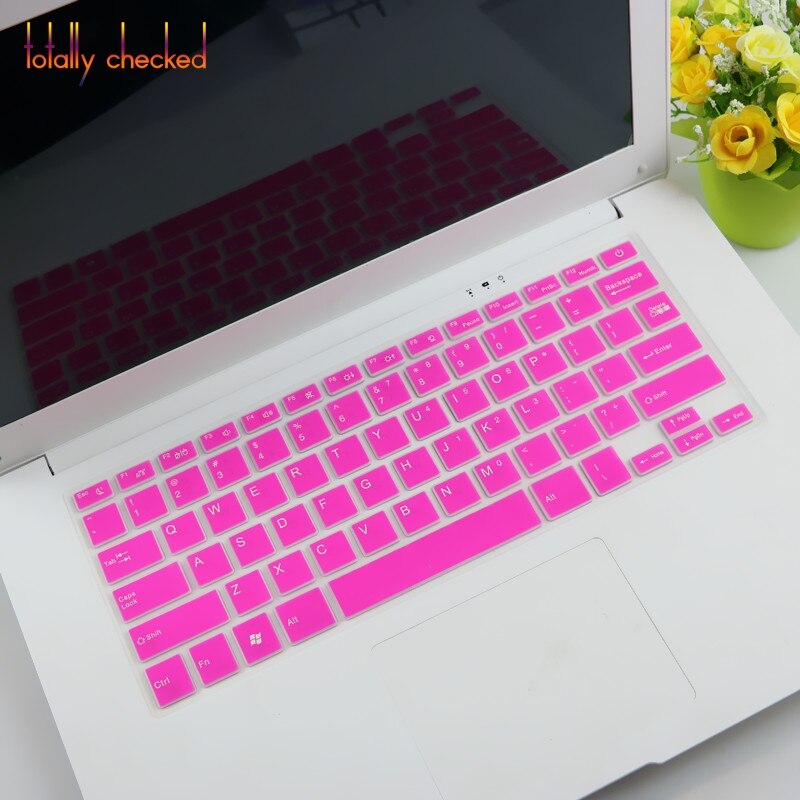 For THOMSON NEO 14 14.1 inch laptop Notebook Silicone Keyboard Cover Protector Skin: rose